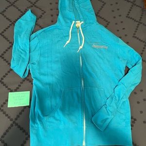 Walt Disney imagineering - blue - Medium- zip up jacket with hood- Unisex